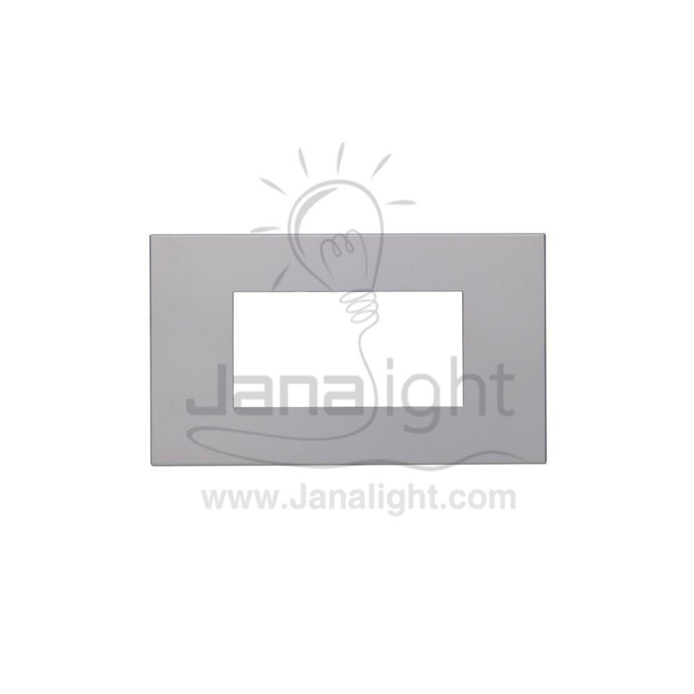 وش رباعي رمادي المنيوم ليجراند 575031 Cover 4 slot Arteor Legrand gray